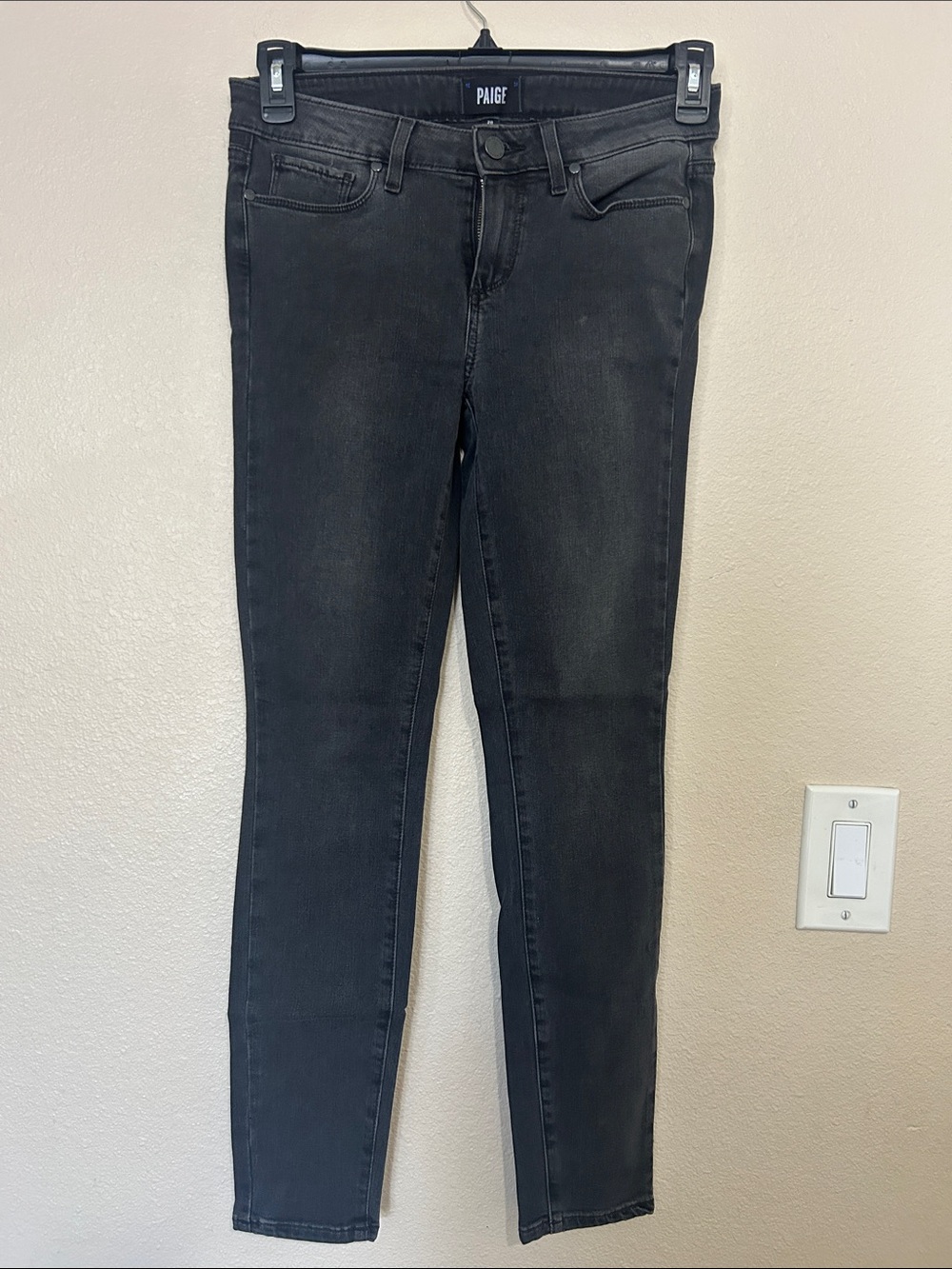 Paige Black Verdugo Ankle Jeans Size 28